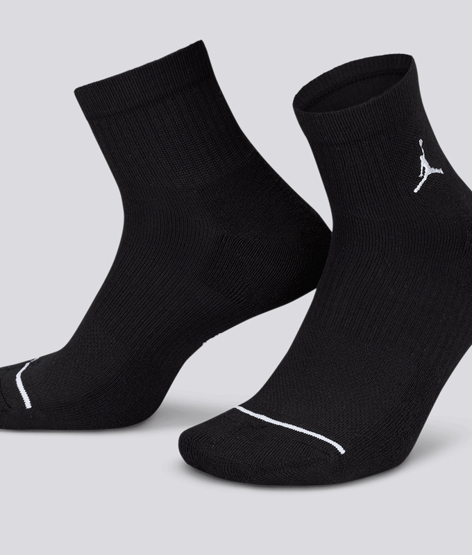 EVERYDAY CUSHIONED POLY ANKLE SOCKS 3 PAIRS 'MULTICOLOR'