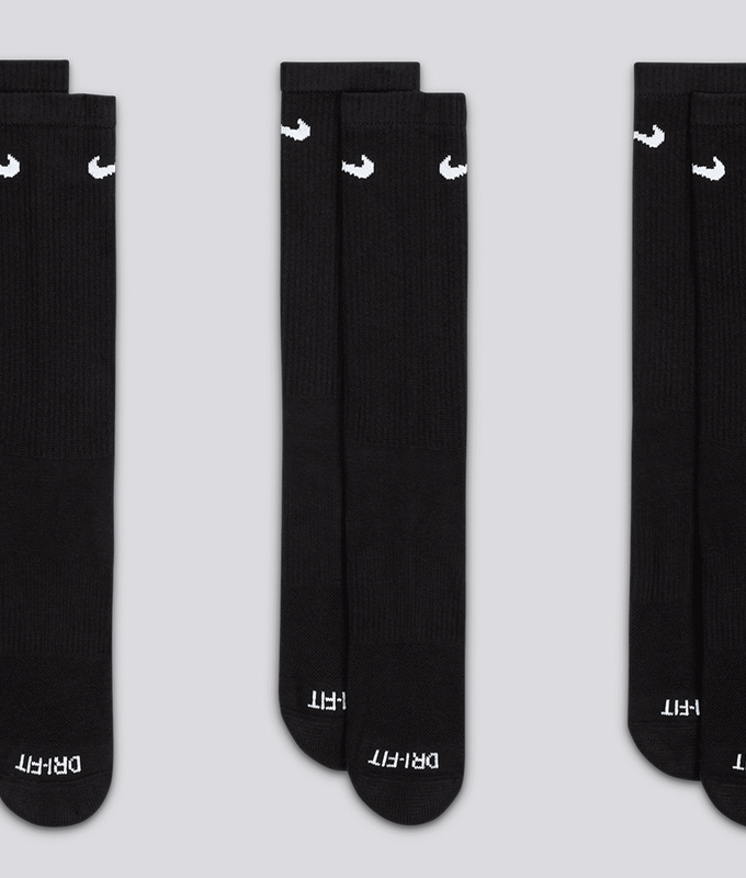 Everyday Plus Cushioned Crew Socks 3 Pairs