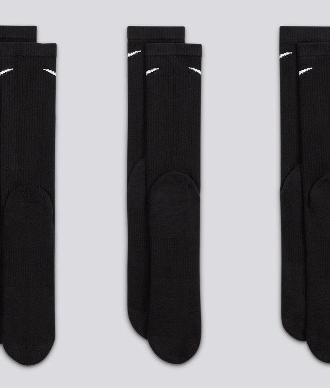 Everyday Plus Cushioned Crew Socks 3 Pairs