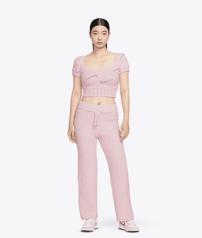 SPORTSWEAR PHOENIX BOUCLE CROP TOP