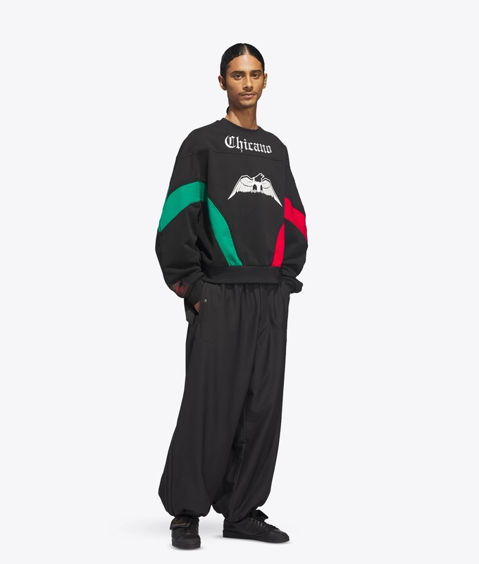 X WILLY CHAVARRIA FLEECE CREWNECK SWEATSHIRT