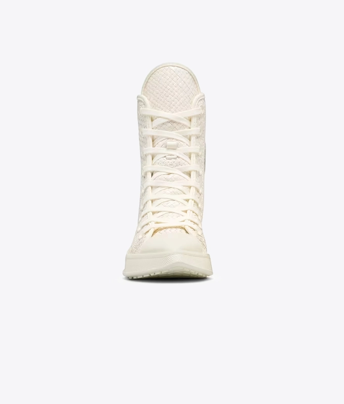 CHUCK 70 DE LUXE POINTED PLATFORM WOVEN LEATHER HIGH
