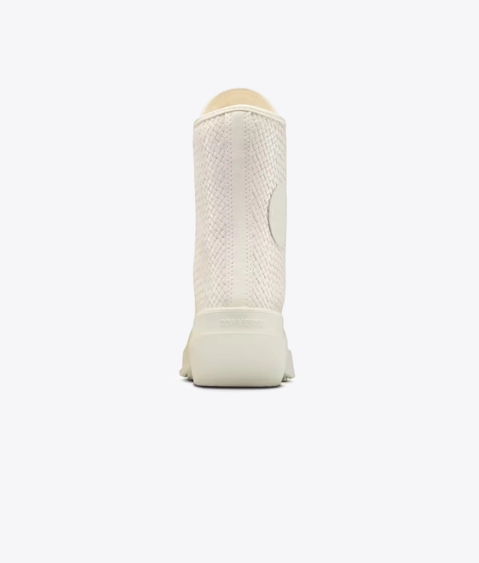 CHUCK 70 DE LUXE POINTED PLATFORM WOVEN LEATHER HIGH