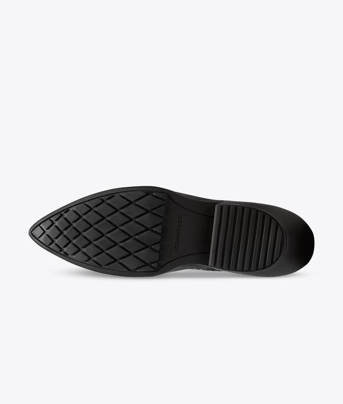 CHUCK 70 DE LUXE POINTED PLATFORM WOVEN LEATHER HIGH