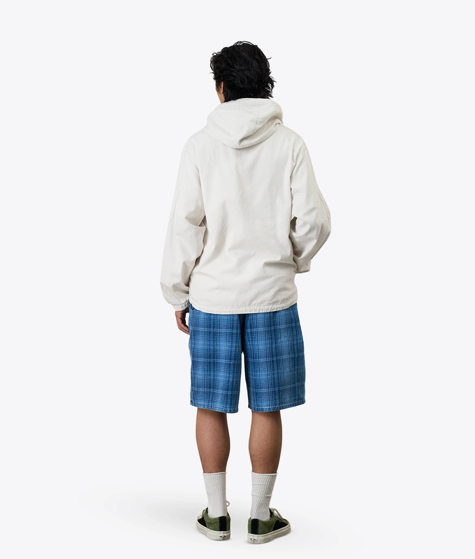 LAGOON DENIM PLAID SHORT