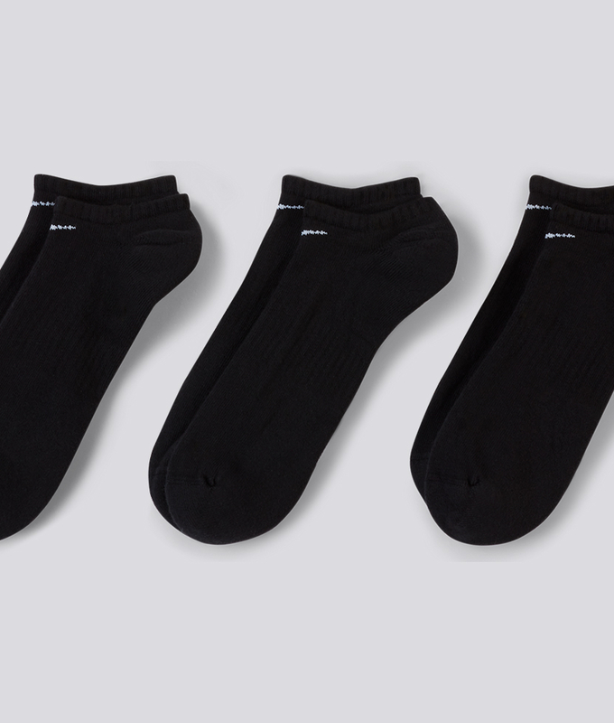 Everyday Cushioned No Show Socks 3 Pairs